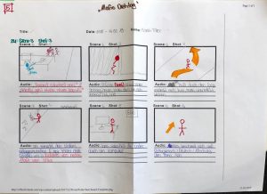 Feierwerk_Blog_Jugendredaktion_Filprojekt Raumschiff_Sarah_Storybord 3