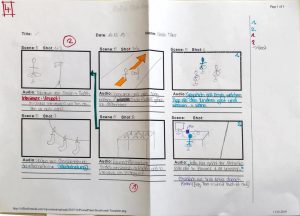 Feierwerk_Blog_Jugendredaktion_Filprojekt Raumschiff_Storyboard 2