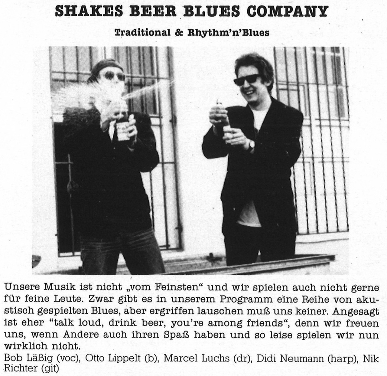 Feierwerk_Blog_Munich_Blues_LP_Sunrise_1988_ Band 3_Shakes_Beer_BC_(c)Feierwerk