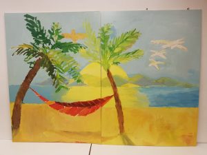 Fertiges Wandbild